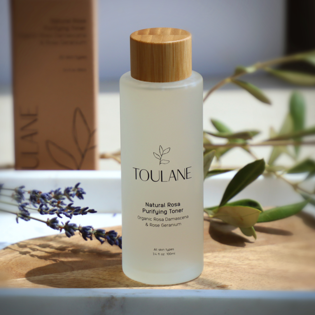 Toulane natural rose face toner — organic skincare UAE