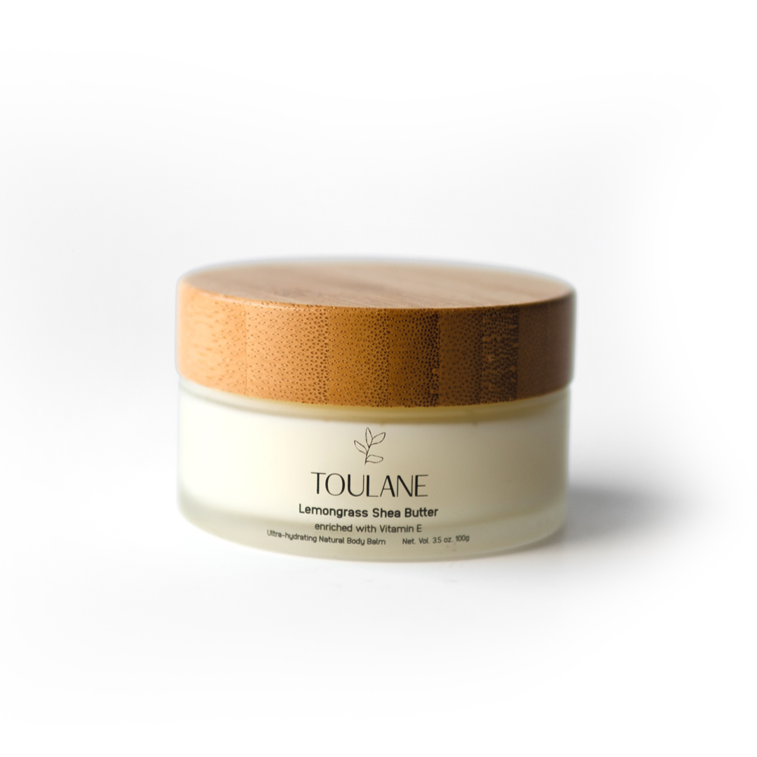 Toulane lemongrass shea body butter — natural moisturiser UAE