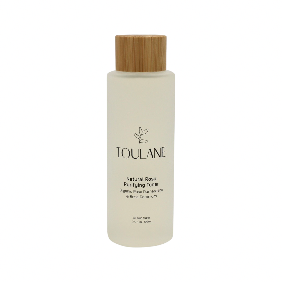 Toulane natural rose face toner — organic skincare UAE