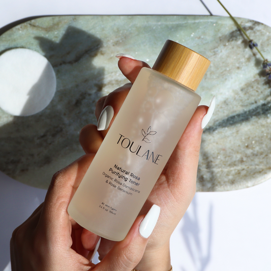 Toulane natural rose face toner — organic skincare UAE